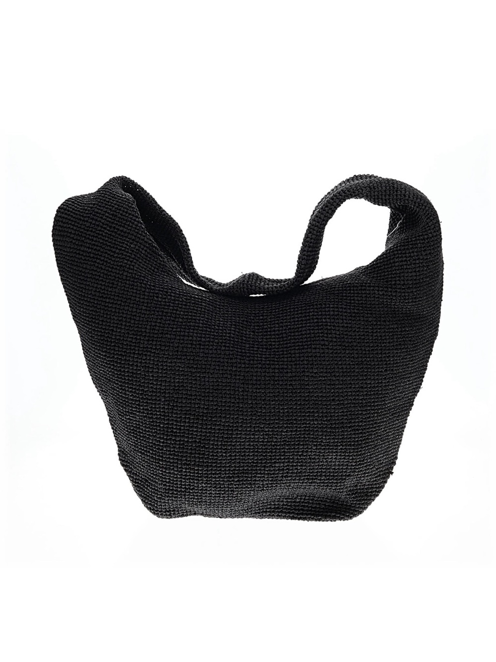 COS Black Knit Shoulder Bag